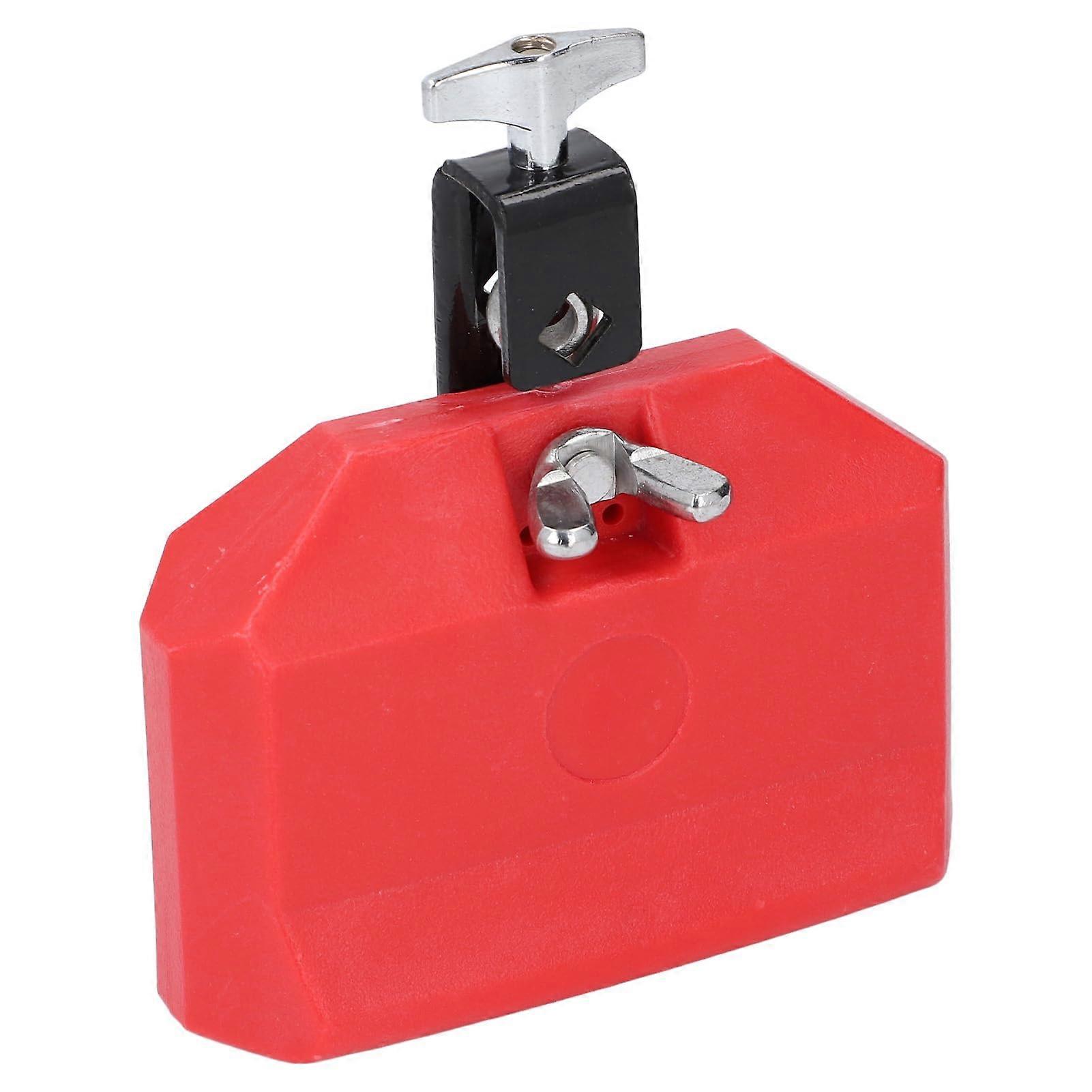Jam Block Percussion Block with Mounting Bracket for Drum Set, Durable Clear Vibrant Sound