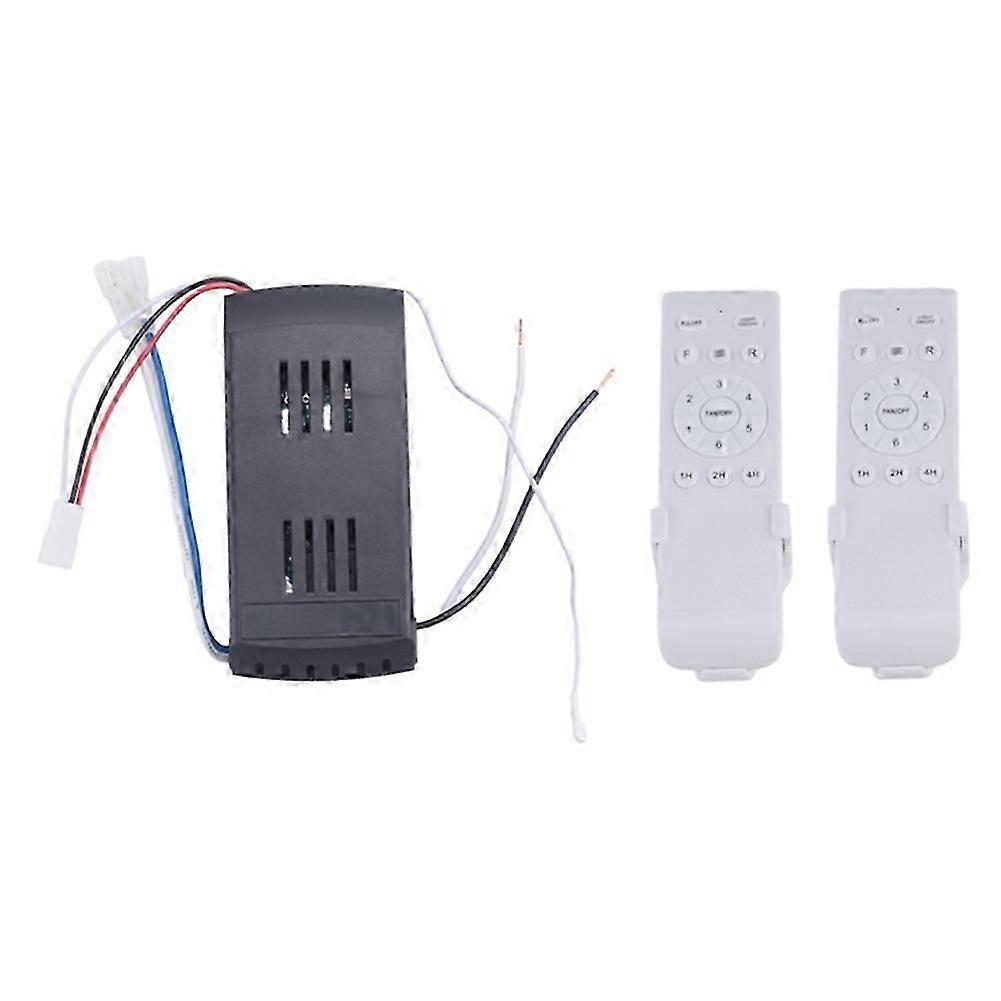 Universal Ceiling Fan Remote Control Kit 30W 6Speed Timing Function Replacement Remote for DC Ceiling Fans & Lights