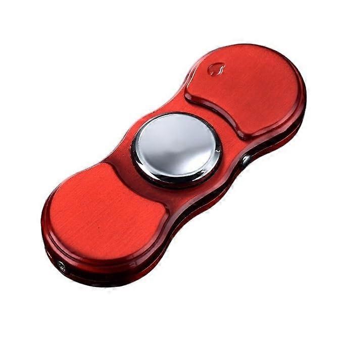 USB Rechargeable Windproof Tungsten Lighter with 18Pattern Rotatable Design for Camping Hiking Red