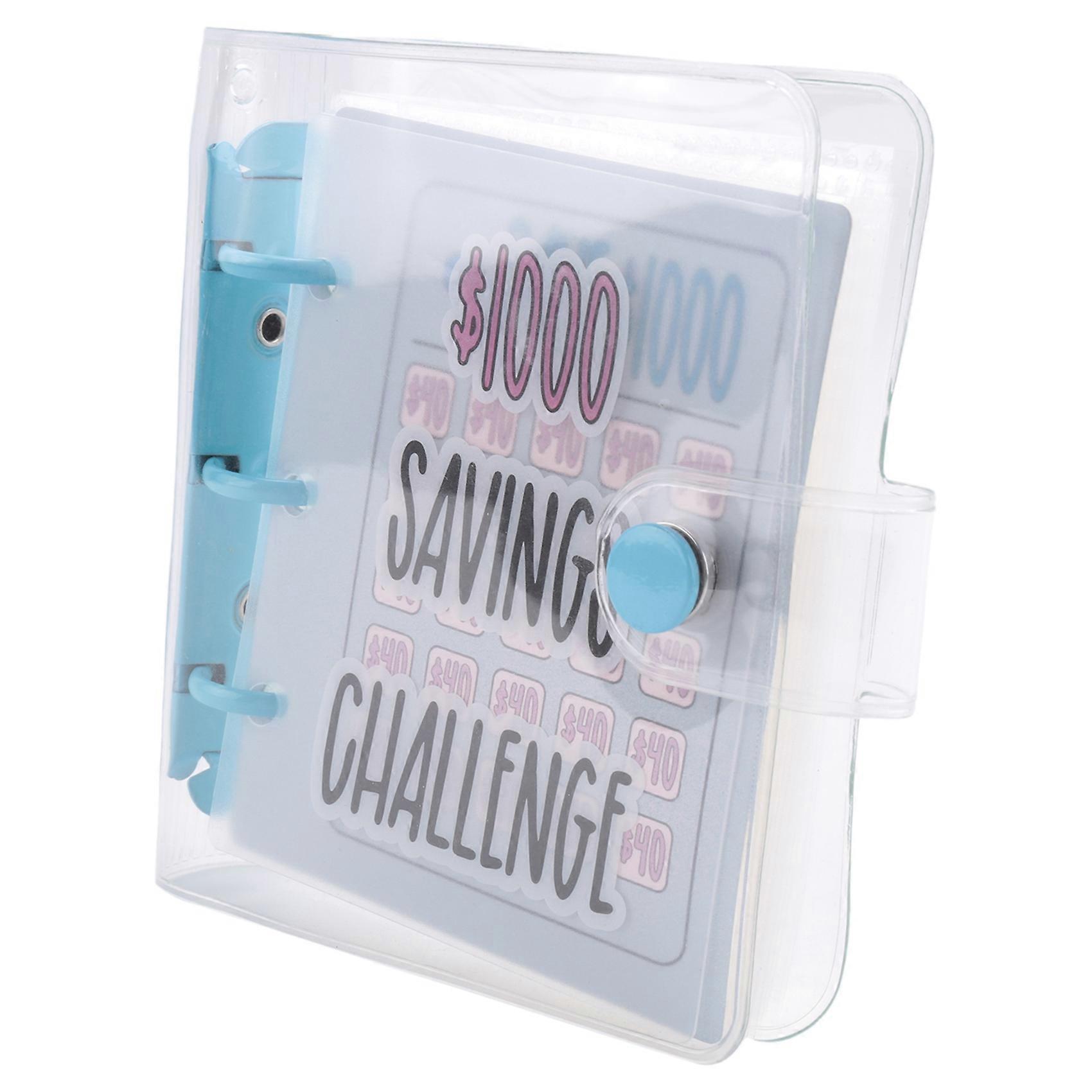 Money Saving Binder, Savings Challenges Book with Envelopes