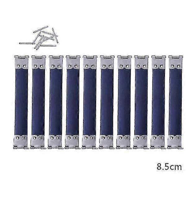 15x Purse Or Glasses Case Flex Frame Internal Flex Spring Clip Silver 8.5cm