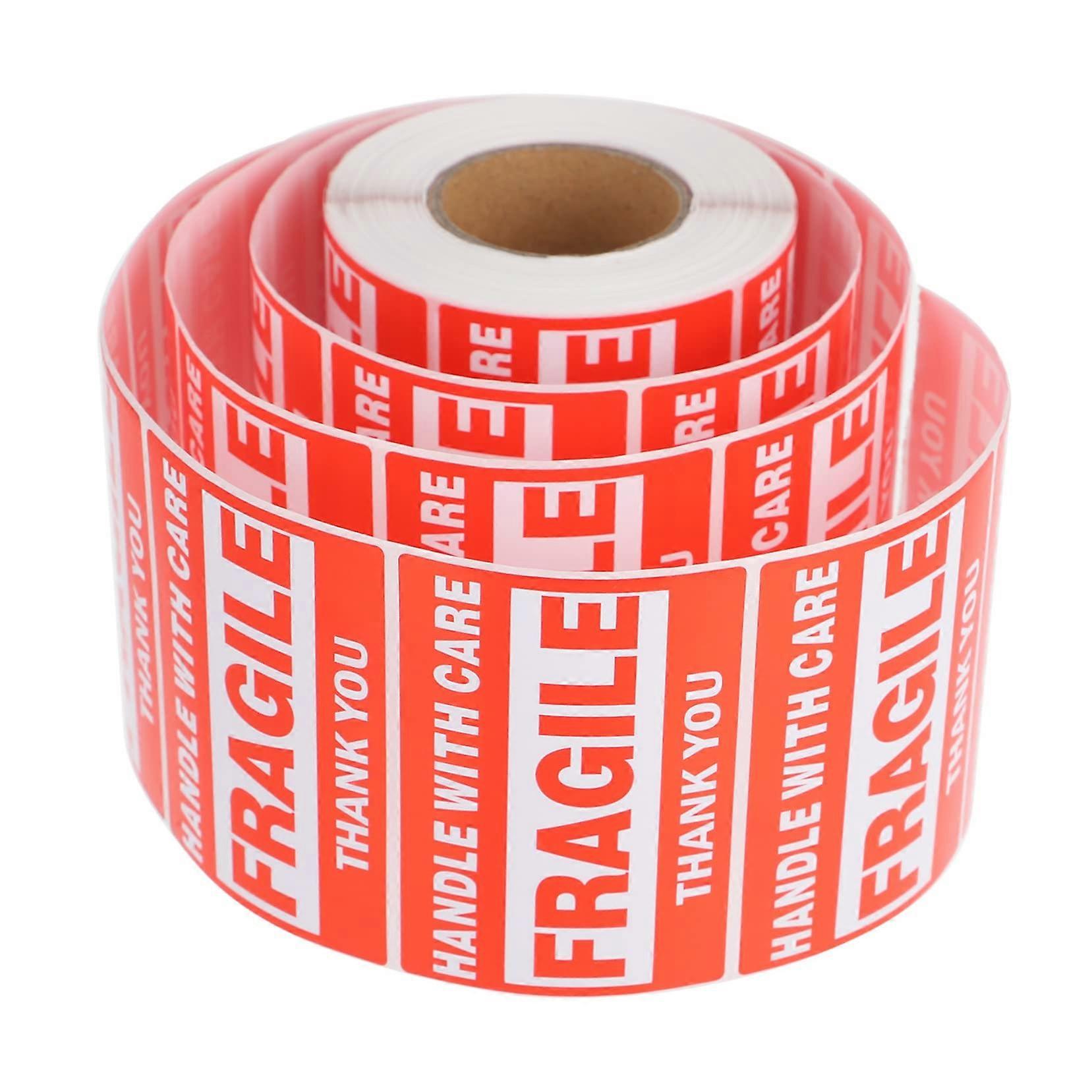 Fragile Labels Roll with Clear Handling Instructions for  and Packing, SelfAdhesive