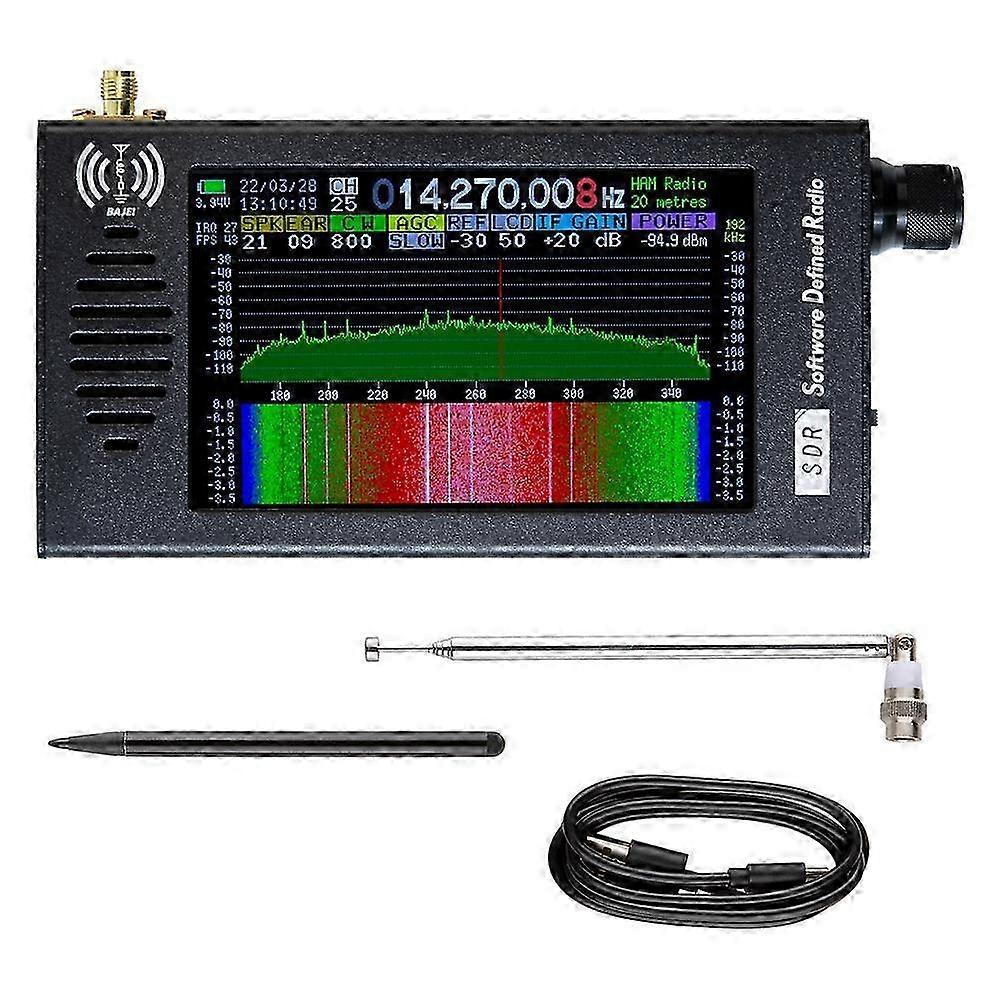 101 Software Defined Radio Receiver Handheld 100k-149MHz 4.3in IPS Waterfall AM/FM/SSB