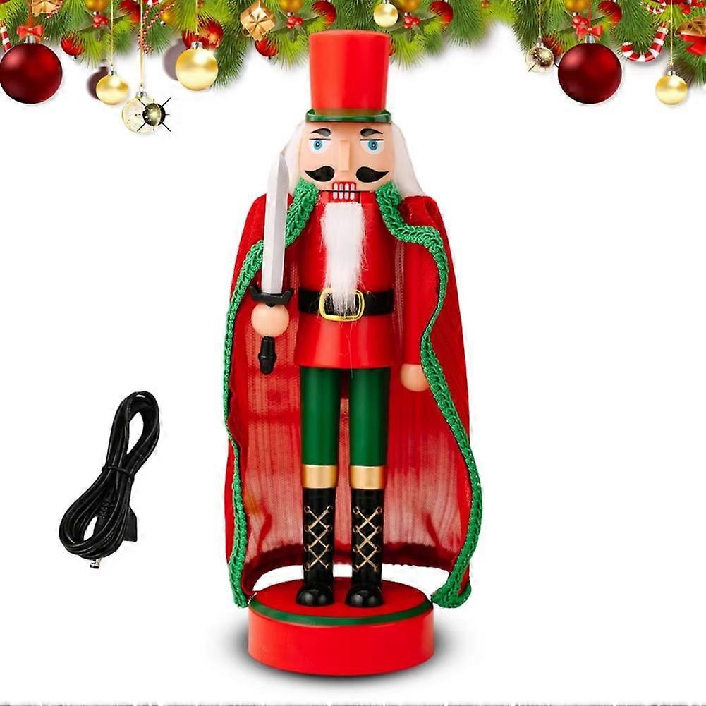 Nutcracker Christmas Decorations Lighted Nutcracker Tabletop Ornaments Lighted Collectible for Chri