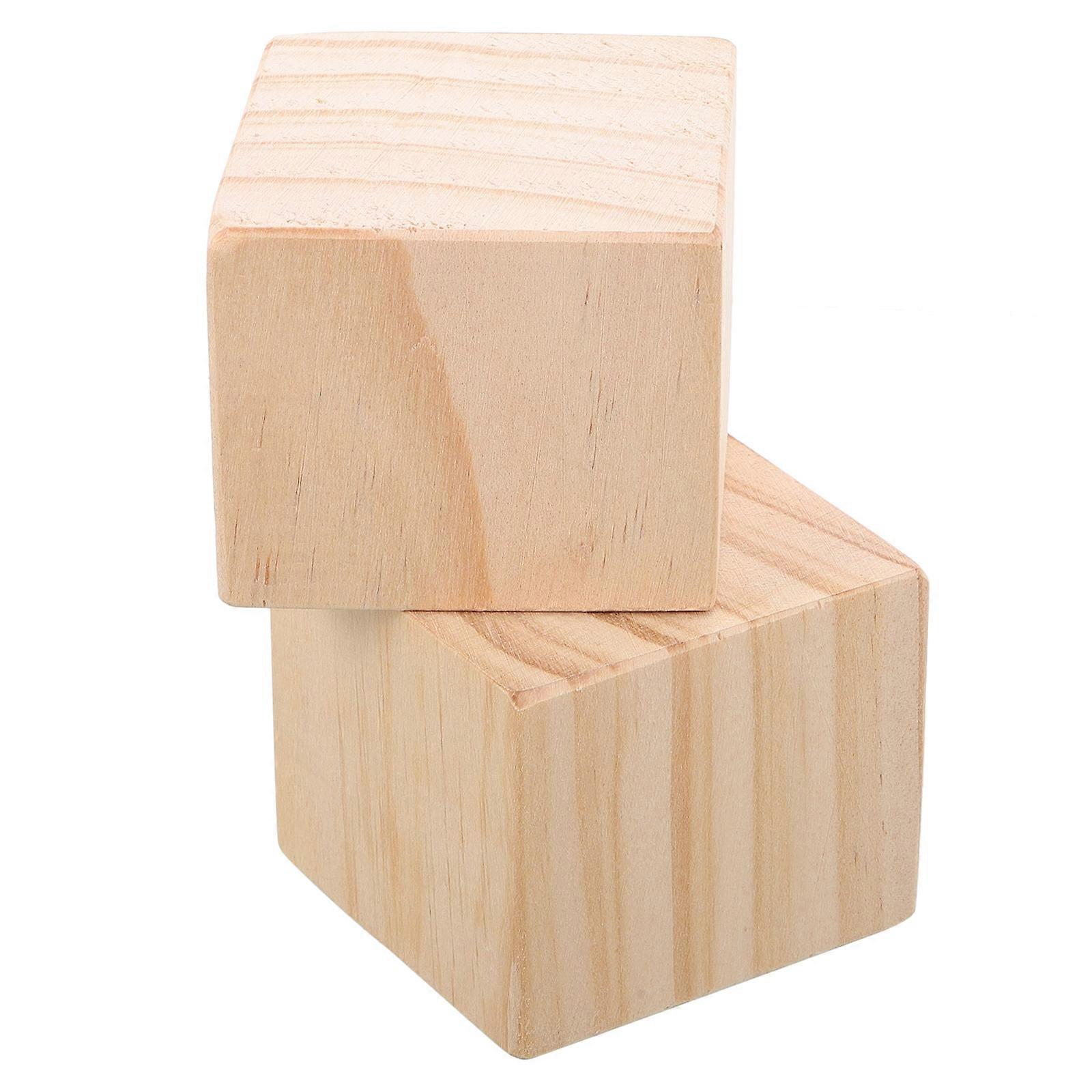 Increase Height Bed Risers Wooden Furniture Risers Heavy Duty Function 2Pcs