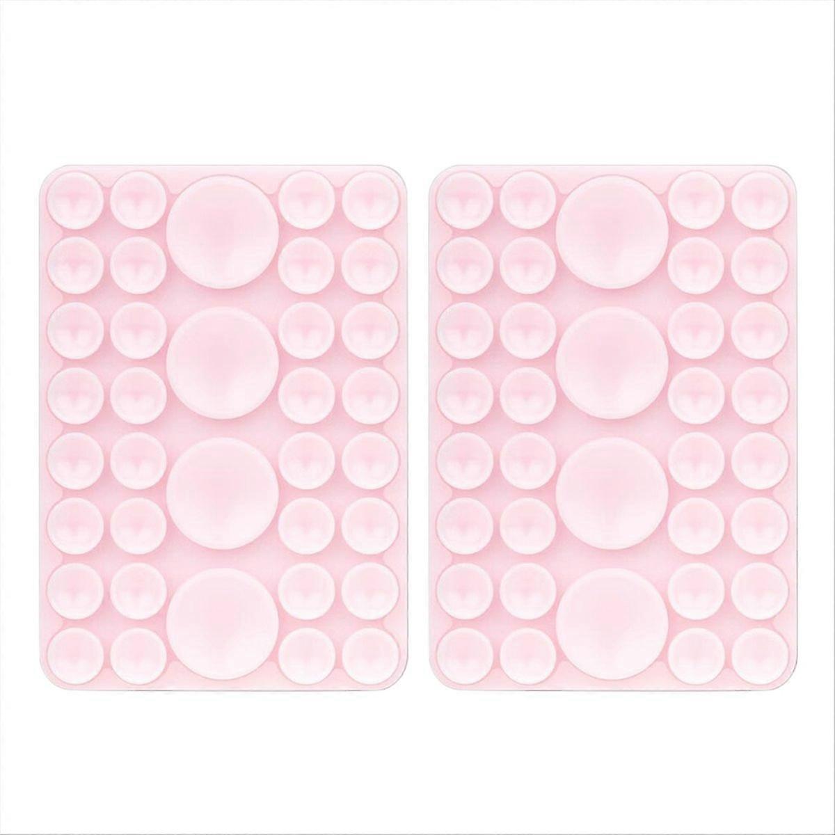 Silicone Suction Phone Case Mount Stand Sticky Pink