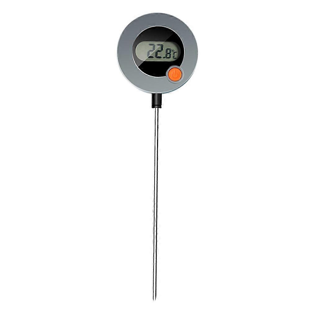 Cooking Thermometer for Oil Digital Grey Temperature Measurement 1Set