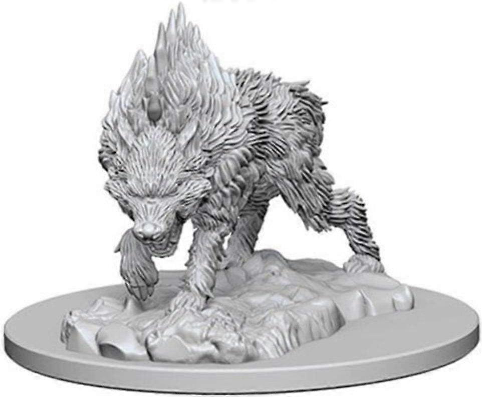 Pathfinder Deep Cuts Unpainted Miniatures (W4) Dire Wolf