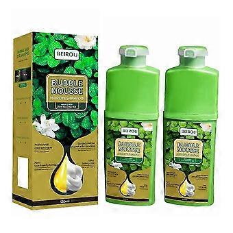 1-3X Herbal Ingredients Hair Dye Shampoo 500ml in Minutes Hair Color Shampoo Hair Instant Coloring Gift for Women Men