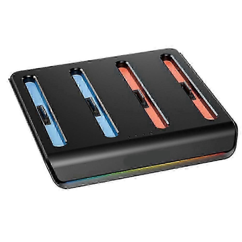 compatible Switch2 Left and Right Controller Charging Dock Four Charging Joycon Controller ChargerFAST QD