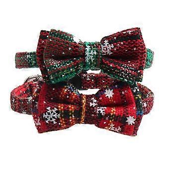 Cat Collar Adjustable Christmas Pet Necklace 4Pcs Pet Supplies