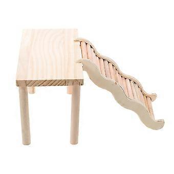 Hamster-Holzplattform zum Klettern und Spielen, 3-teiliges Käfigzubehör