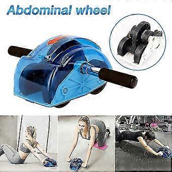 4 Roller Abdominal Wheel Muscle Exerciser With Gear for Home Gym Fitness Training
