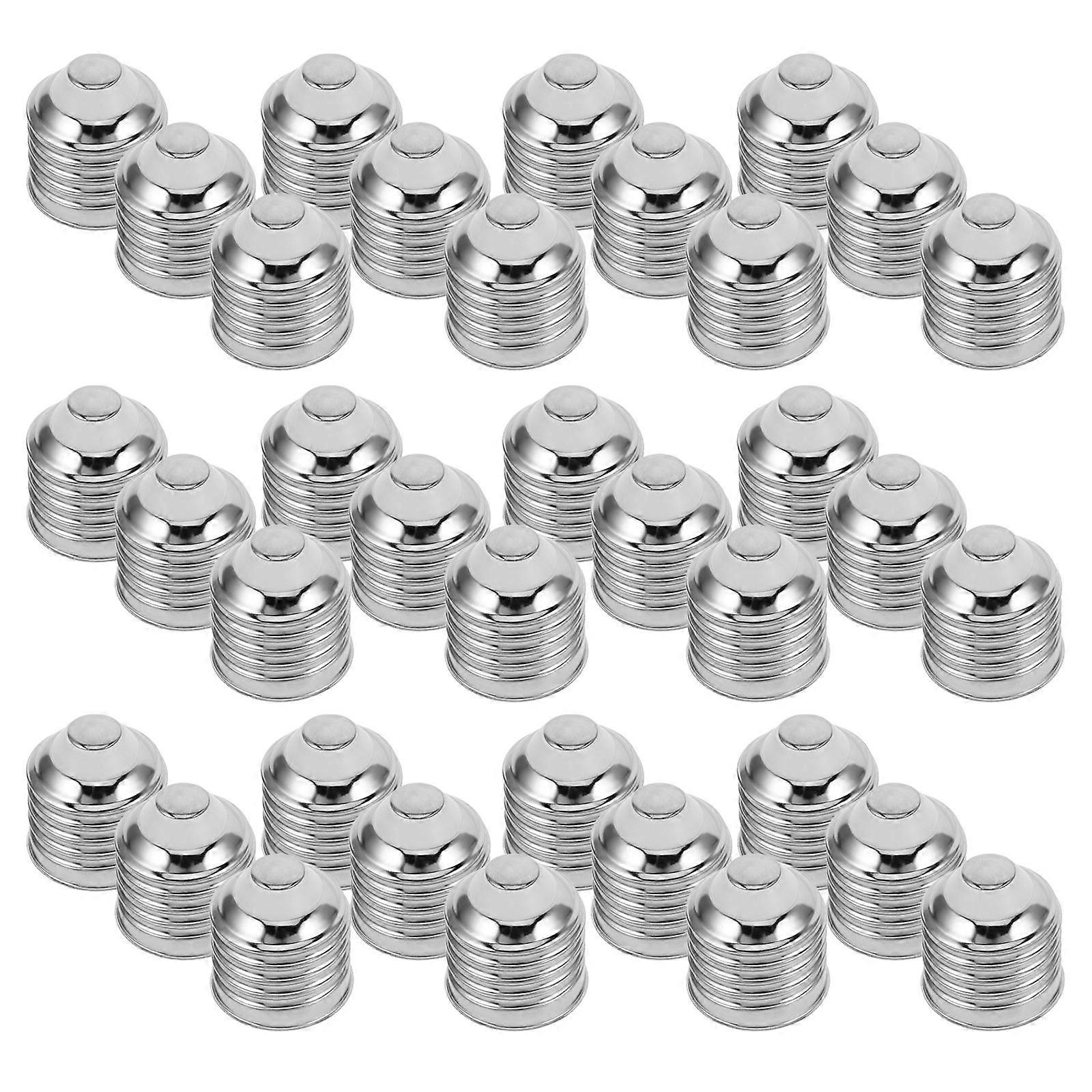 Aluminum E26 Light Bulb Socket Adapter for Home Use 50Pcs Pack
