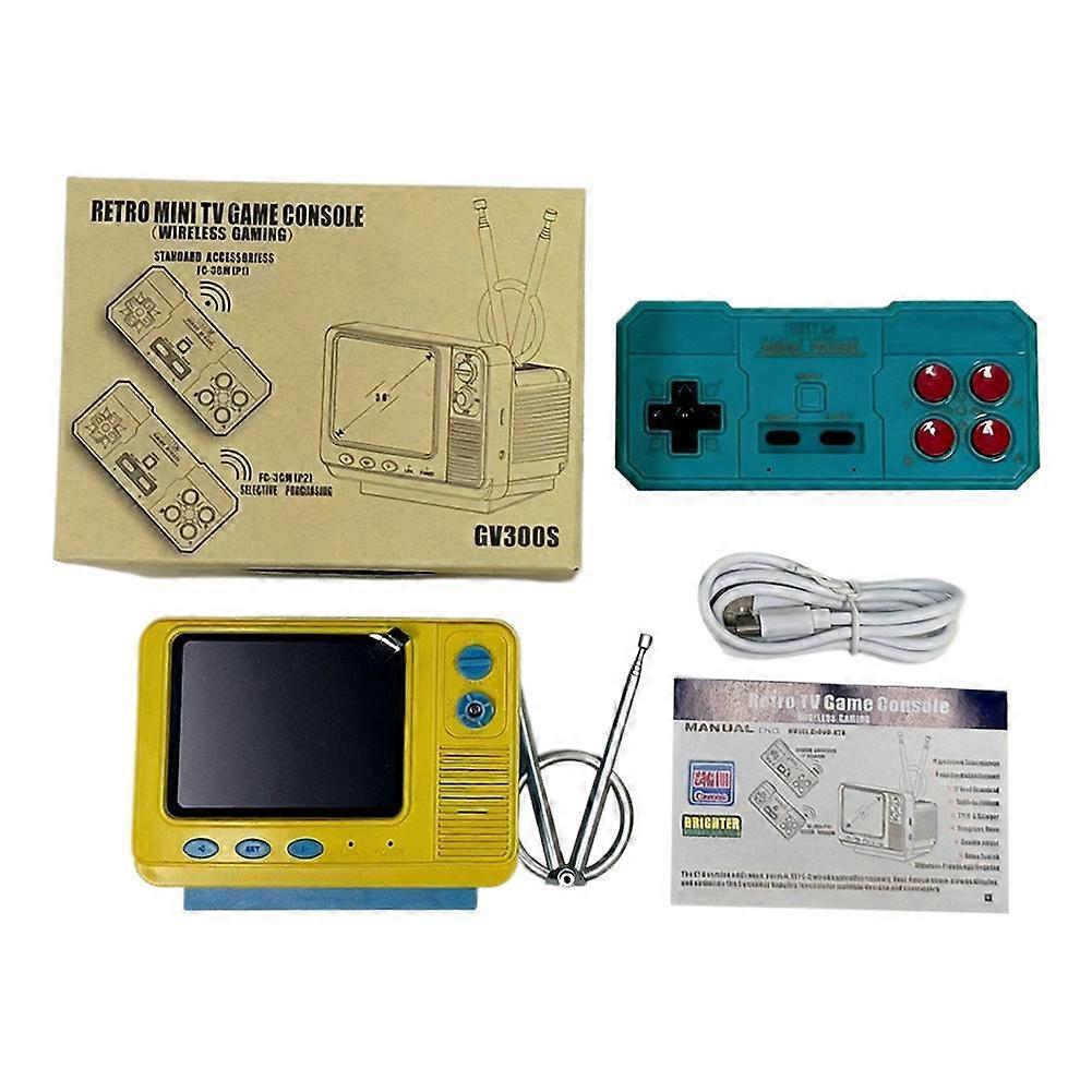 Retro Wireless Mini Handheld Game Console, Single Player Nostalgic TV Gaming Device