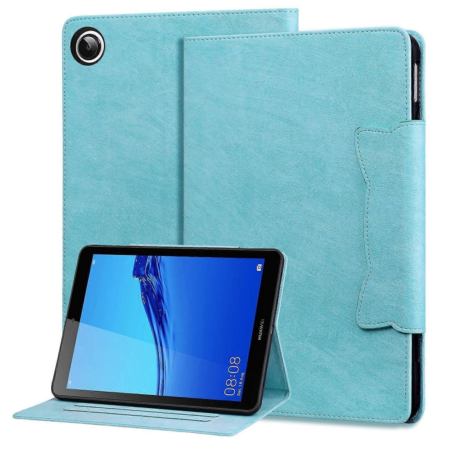 Cat Buckle Leather Smart Tablet Case
