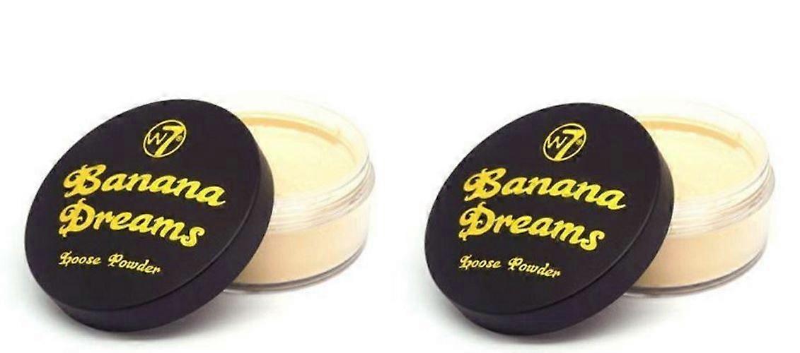 W7 Banana drömmar löspuder ansikte (2-Pack)