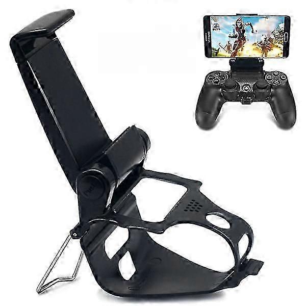 Mobile Phone Holder for PS4 Controller Mount Hand Grip