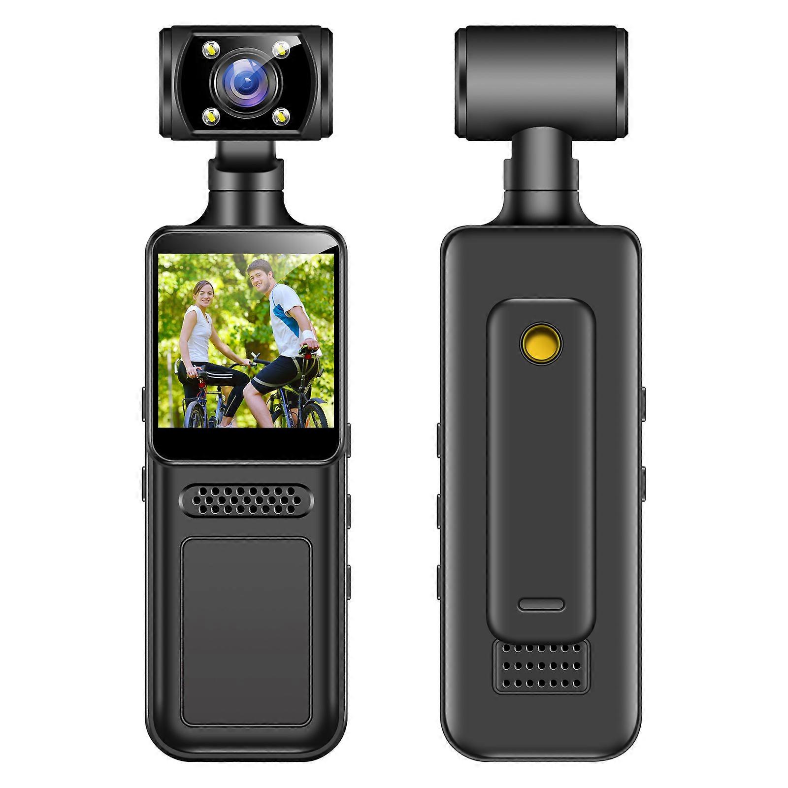 64G HD Screen Portable Clip On Body Camera