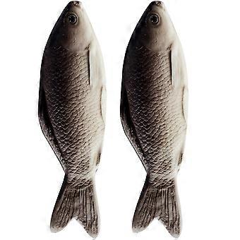 Fake Fish Fish Shape Pillow for Decoration 2Pcs Creative Simulation Toys