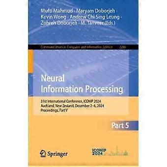 Neural Informationsbehandling 31. internationale konference Iconip 2024 Au - Springer Nature B.V - Paperback - en bog