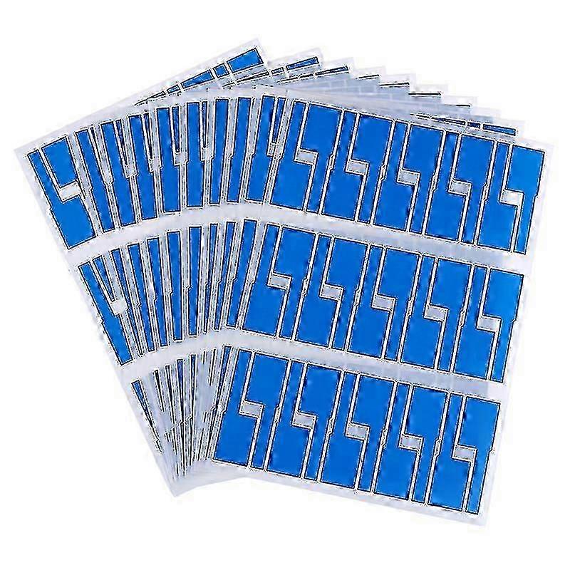 10 Sheets Self-adhesive Cable Labels Waterproof Identification Tags Stickers