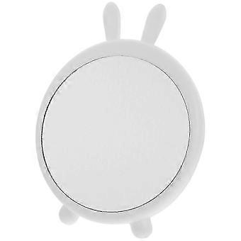 2026 Best!! Charming Bunny Makeup Mirror with Stand for Women Table Makeup Mirror