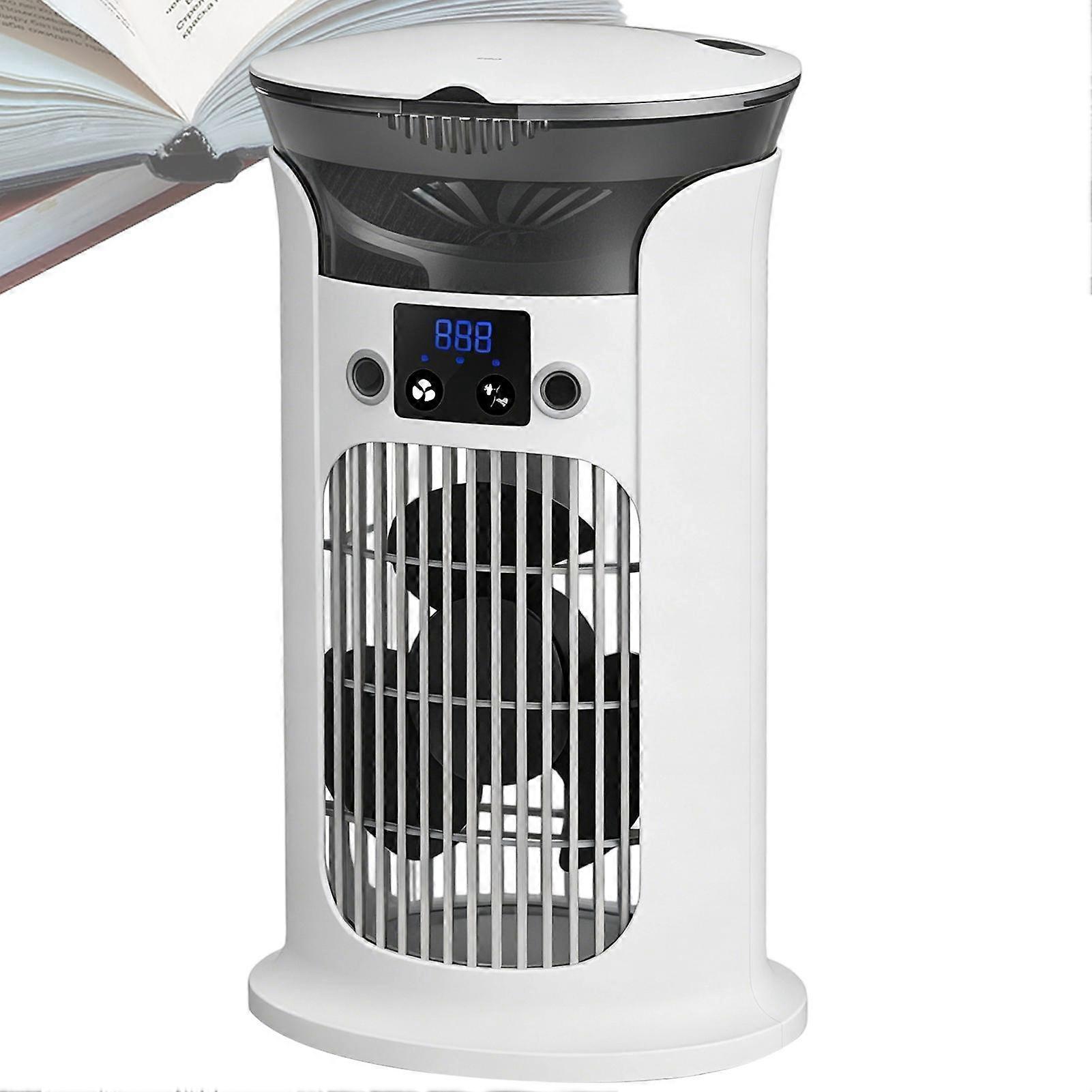 Portable Adjustable Cooling Cooler with Light Standing Desk Fan