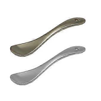 Cuchara de aleación de zinc para crema facial, 3 unidades