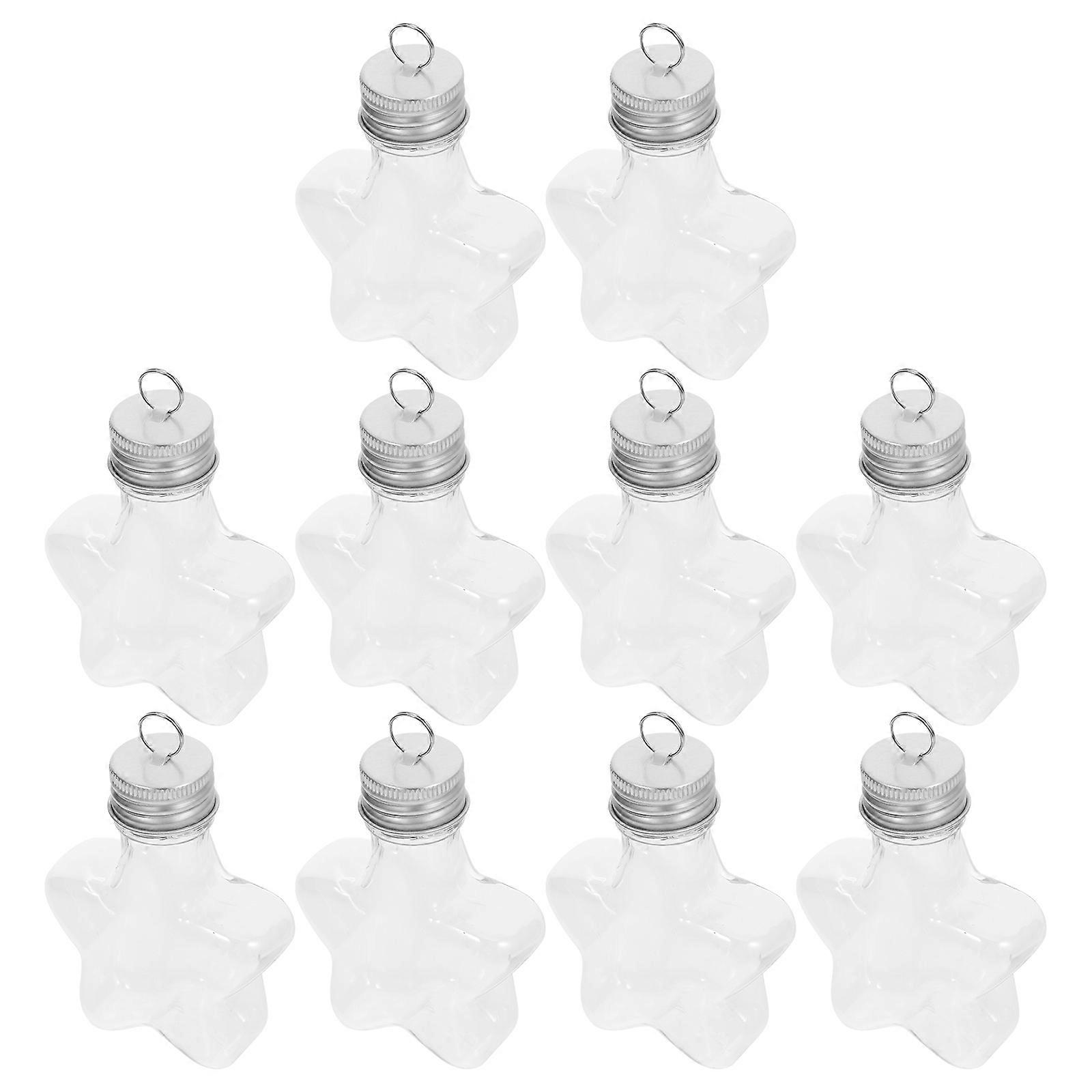 Transparent Candy Bottle Empty Plastic Bottle for Storage 40Pcs Set