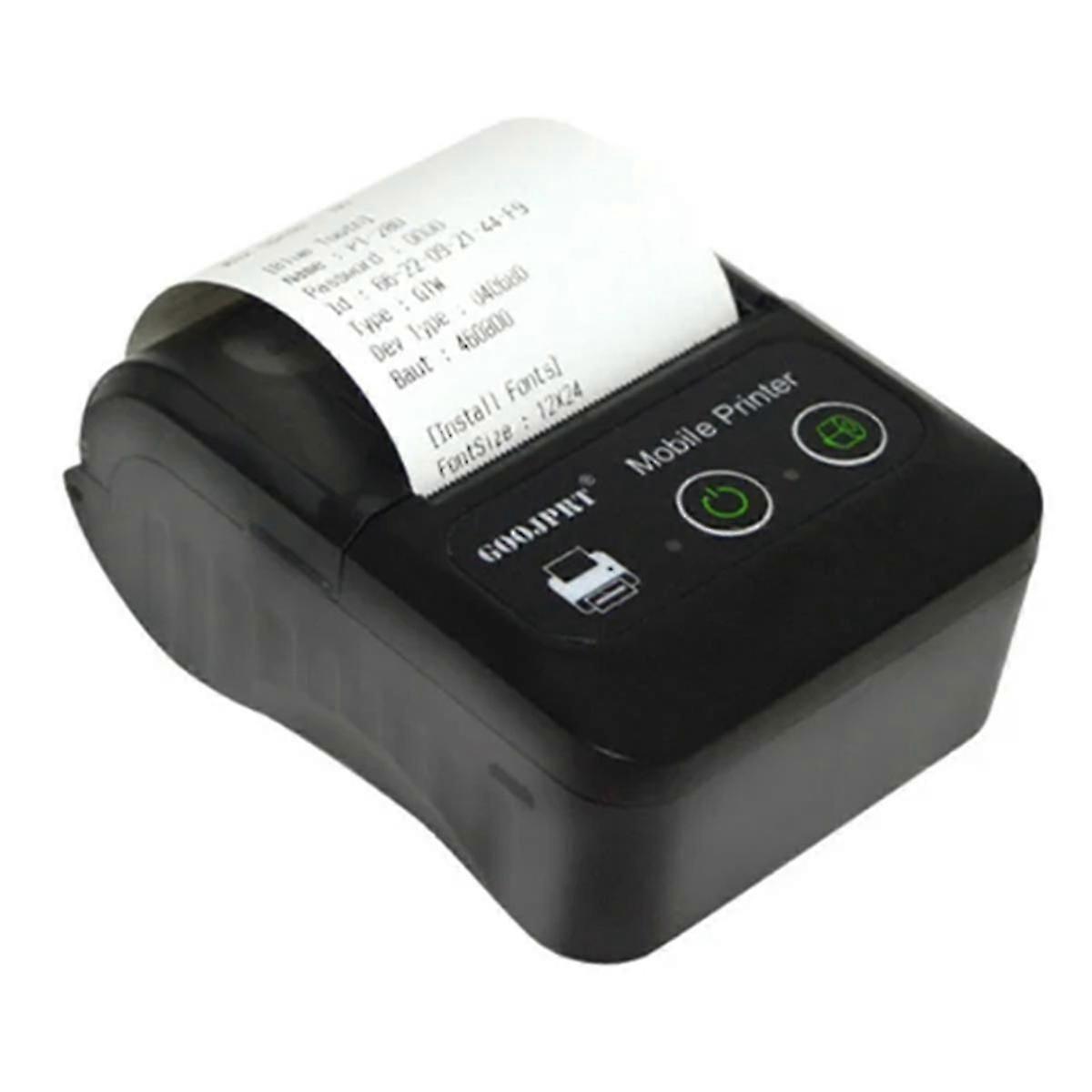 GOOJPRT Portable Bluetooth Thermal Receipt for POS Machine EU Plug
