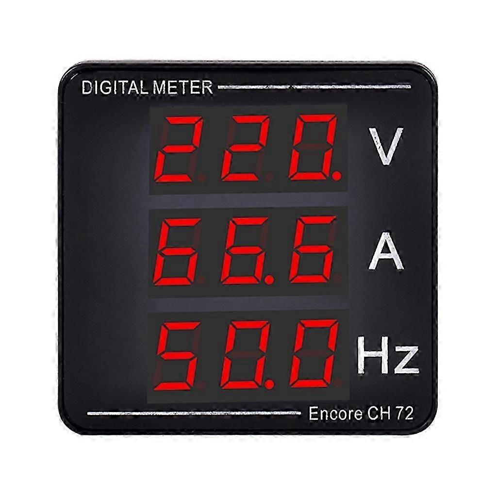 Digital Voltage Current Frequency Meter Panel Voltmeter Ammeter LED Display
