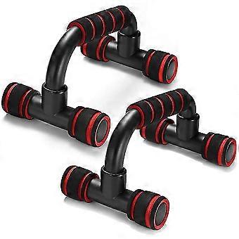 Push Up Bars-Home Workout Equipment Liegestützgriff + gedämpfter Schaumstoffgriff
