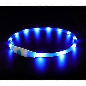 Light Up Dog Collar, Flashing Led Dog Collar Light, Usb Rechargeable Safety Dog Collar Lights For Darkness