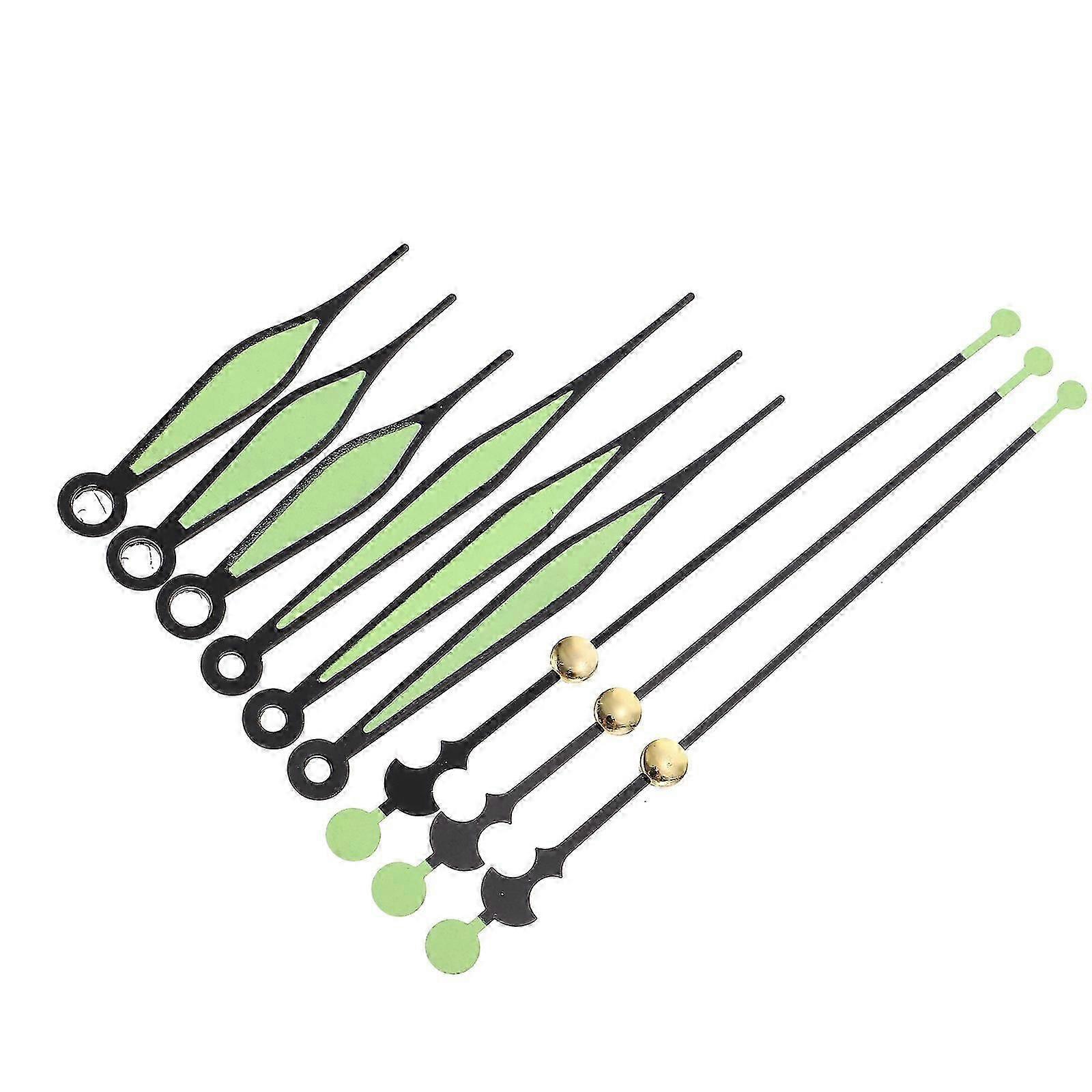 Night Glow Pointer Accessories Clock Hands for Wall Clock Repair Using 10Sets