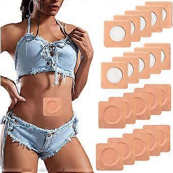 20pcs Pacote de Óleo de Rícino Hipoalergênico para Umbigo Descartável Patches de Óleo de Rícino Umbigo, Autoadesivo, Não