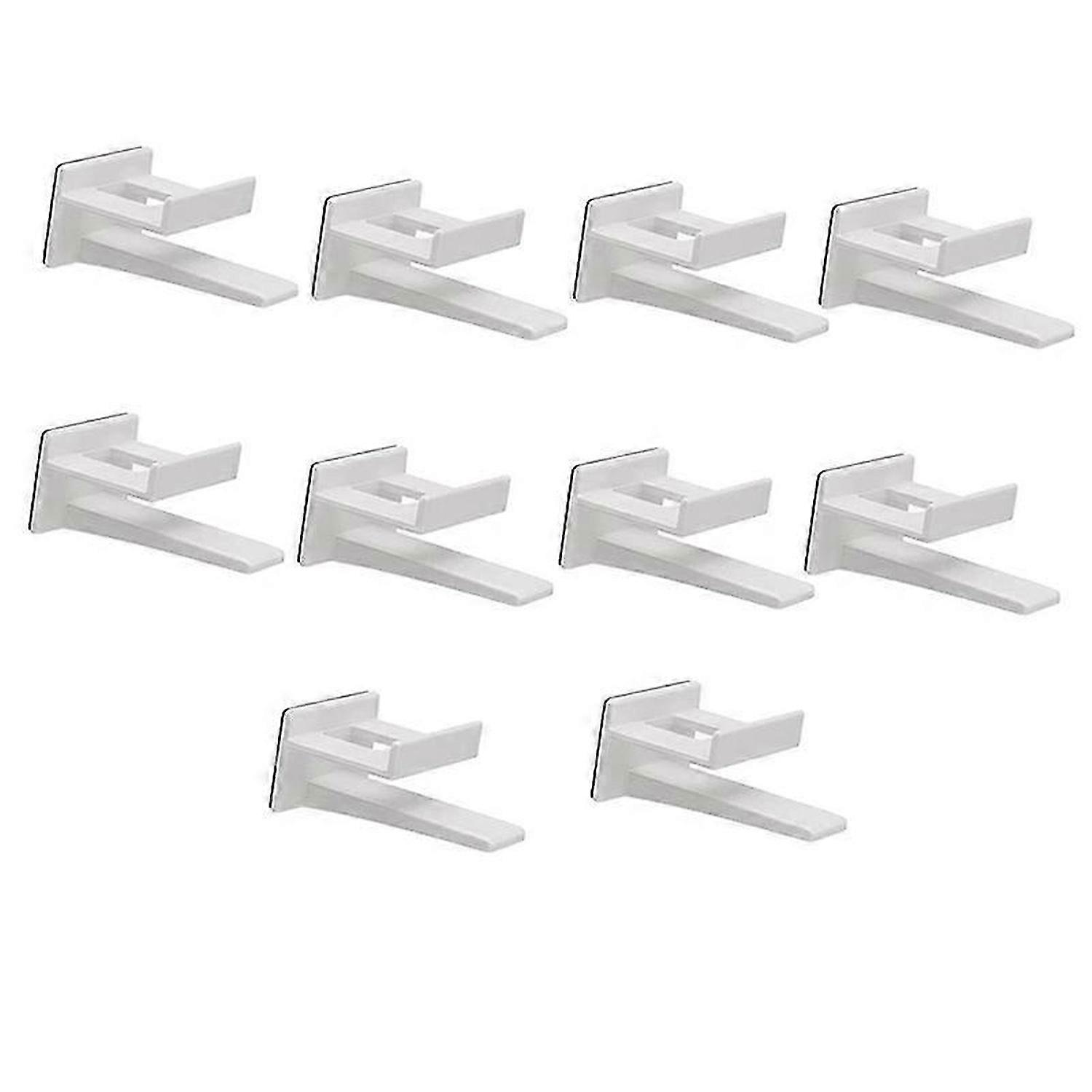 Baseball Cap Hooks Wall Mount Hats Organizer Holders White