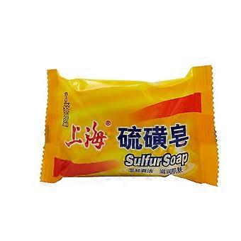 10 % Sulfafurlseife für Akne und fettige Haut, klassisches Hautberuhigungs-Seifenstück für Gesicht und Körper, 82 g (3er-Pack), gelb