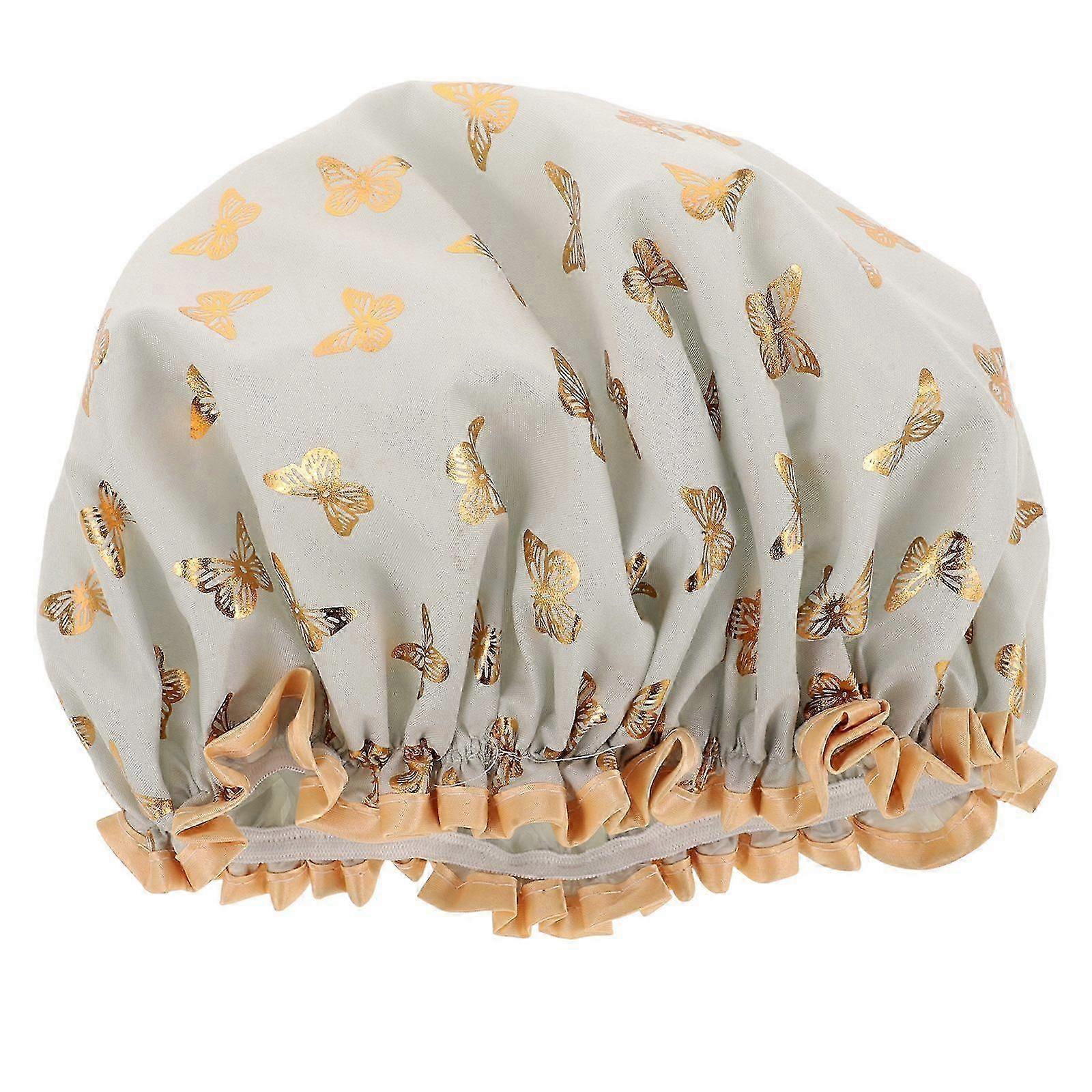 Double Layer Shower Hair Cap