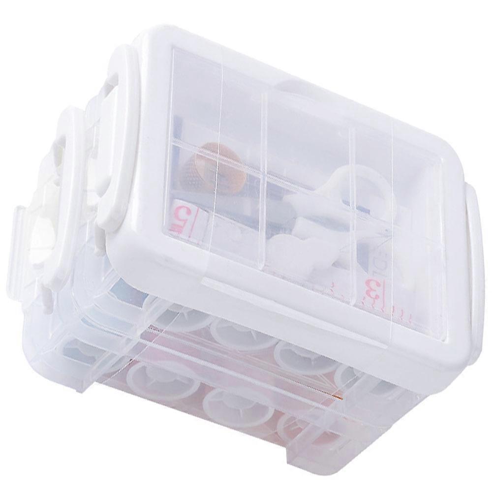 Sewing Thread Set Multifunction Sewing Tools Box for Portable Use