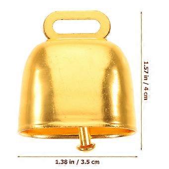 Pet Bells for Anti-Lost Use with 8Pcs Metal Cattle Bells Golden