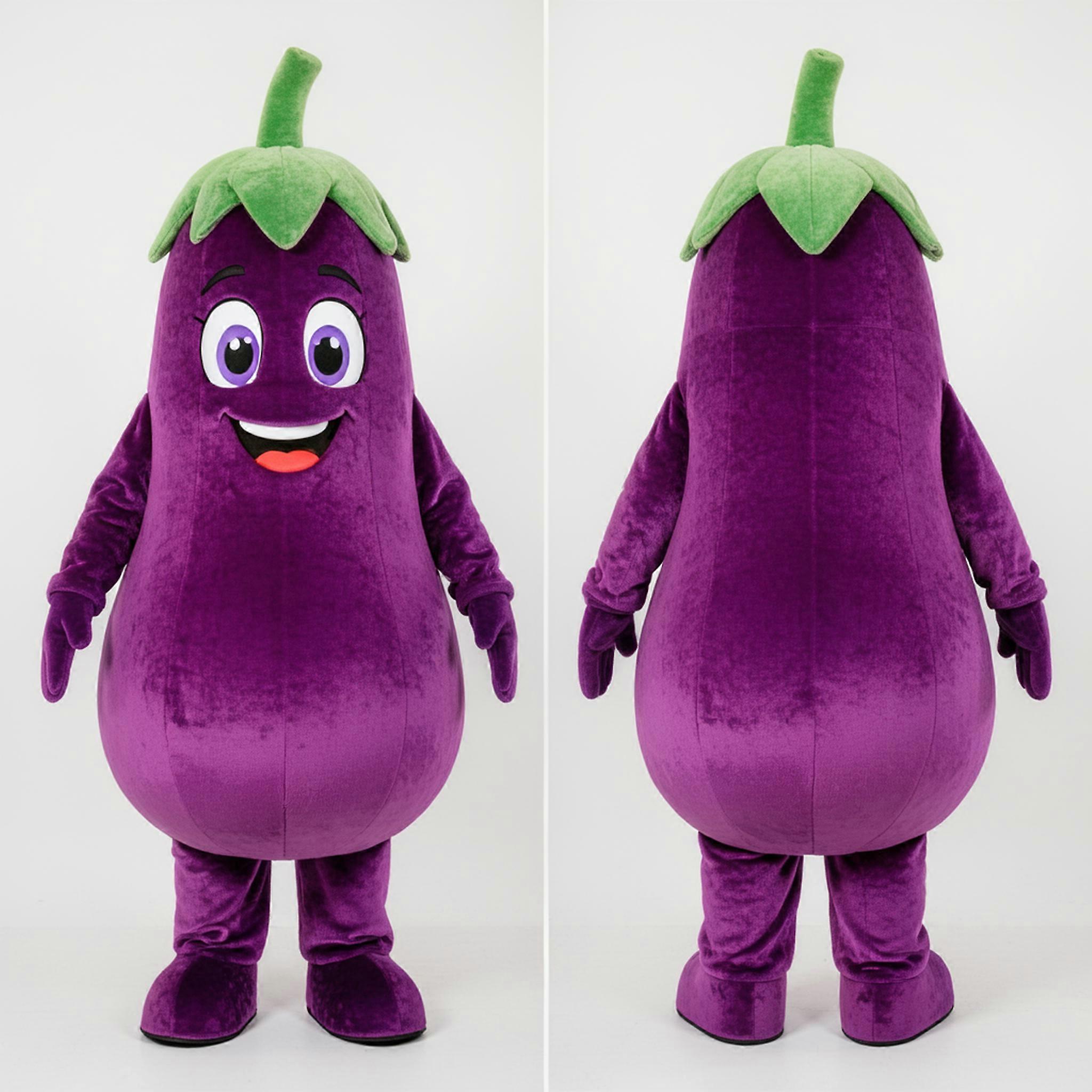 MASTICOT Magenta Plump Eggplant Mascot