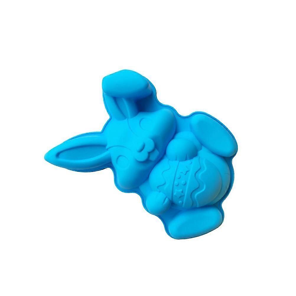 Easter Bunny Egg Mold Silicone Mold Creative Baking Tool 1Pcs for Cake