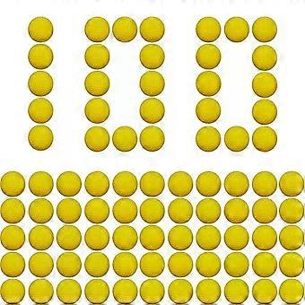 FRENSIT 100PCS Original PU Round Ball Bullets Refill Darts Pack for Nerf Rival Series(Yellow,Blue,Red,Green,Orange)
