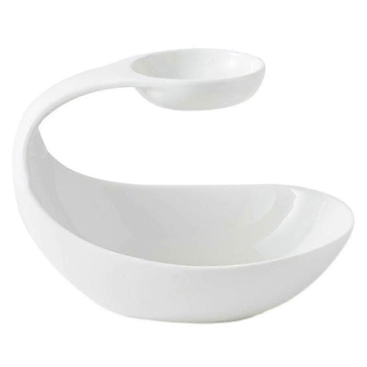 20cm Flower Ceramic Serving Plate