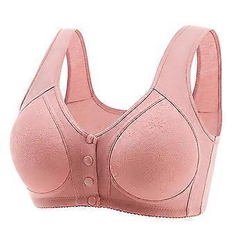 Reggiseni per donne anziane, chiusura frontale, comodo e comodo reggiseno senza fibbia a filo