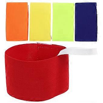 Football Captain Armband for Soccer Play 5Pcs Assorted Color Nylon Fastening