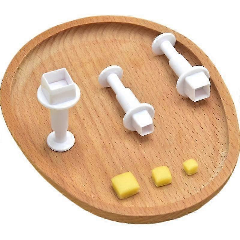 Fondant Cookie Plunger Mold Set