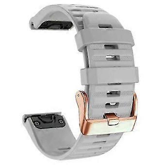 Watch Bands For Garmin Fenix 7s / 6s Pro / 5s Plus / Instinct 2s , Horizontal Stripes Silicone 20mm