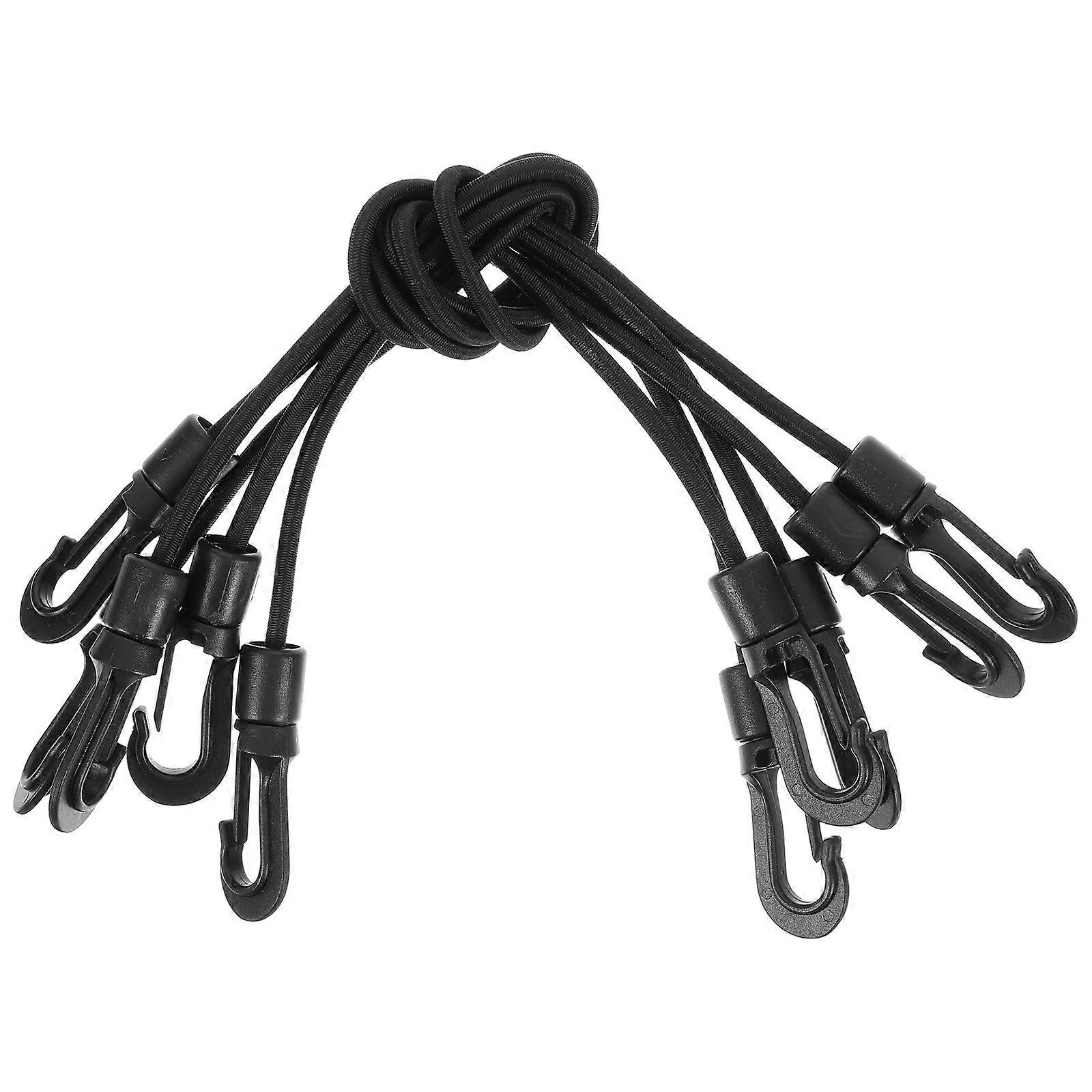 Multi-Function Hook Rope for Outdoor Use Elastic Tie Down 5Pcs Set